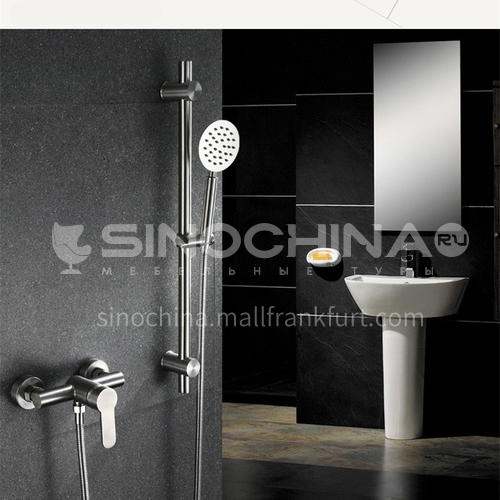 304 stainless steel shower bracket lifting rod shower bathroom rain shower nozzle base fixed rod